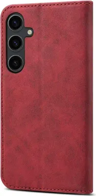 Obrázek produktu pro Lenuo Leather flipové pouzdro pro Samsung Galaxy S24, červená