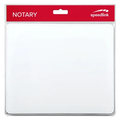 Zdjęcie produktu dla Speedlink Mauspad NOTARY, Soft Touch, weiß retail