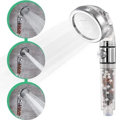 Productafbeelding van Famanu handdouche, hoge druk - roestvrij staal - wellness - spa - duurzaam