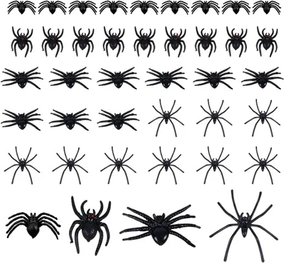 Productafbeelding van Kunststof - Set van 40 - Realistisch - Griezelig - Halloween-decoratie - 4 maten - Elk