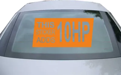 Produktbild von Indigos UG - Aufkleber Heckscheibe & Motorklappe DE6243 - orange - 600x285 mm - this sticker adds - Auto Scheiben Fenster Heckklappe Tuning Racing JDM - Die cut