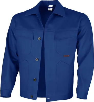 Produktbild von Qualitex Arbeitsjacke - classical Werkstattjacke - BW 270 g - aus reiner Baumwolle - in Farbe: kornblau - Herren: 60 - Damen: 54