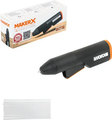 Produktbild von WORX MakerX - Akku Heißklebepistole WX746.9 ohne Akku und Ladegerät