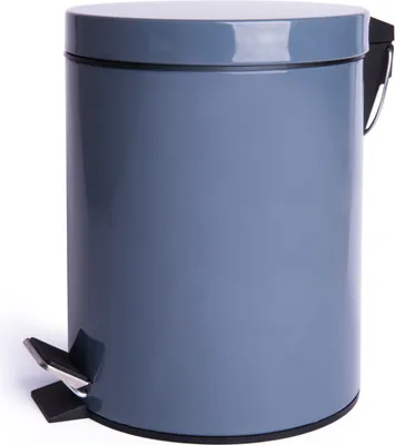 Image de Excelsa Cleany poubelle en métal 5 Lt Grey