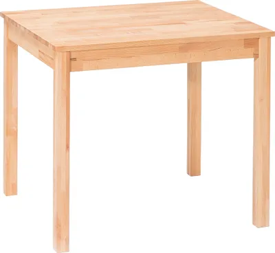 Produktbild von Esstisch 70x70 cm in Kernbuche massiv geölt - AMIENS-06