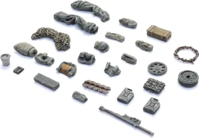 Produktbild von Artitec 6870532 - 1/87 / H0 Zubehör Sdkfz 250/251 grau - Neu