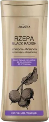 Zdjęcie produktu dla JOANNA SZAMPON Czarna Rzepa - Włosy Cienkie, Delikatne 200 ml