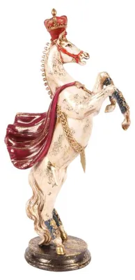 Image de Cheval, 40 cm - Rouge - Résine synthétique