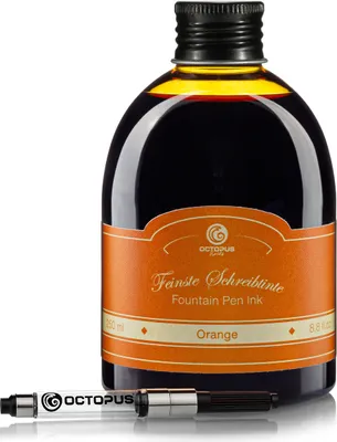 Produktbild von Schreibtinte Orange 250 ml mit Konverter