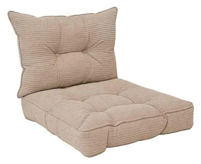 Zdjęcie produktu dla Zestaw 2 Poduszek Ogrodowych Pikowanych na Krzesło zoom toffie 50x50 + 50x40