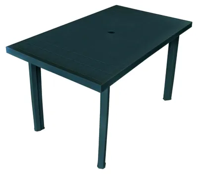 Produktbild von Rechteckiger Gartentisch, 126x76x72 cm, Farbe Grün