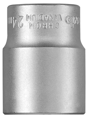 Produktbild von kwb Kraft-Steckschlüssel-Einsatz, 24 mm, CV-Stahl, 1/2 Zoll