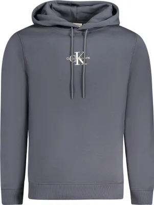 Produktbild von Nachhaltiger Herren-Hoodie: Fleece, Stickerei & Logo in Blau
