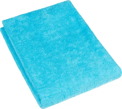 Zdjęcie produktu dla Ręcznik plażowy frotte - 100x150 cm - Turkusowy