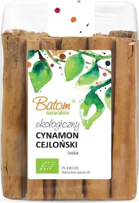CYNAMON CEJLOŃSKI LASKA BIO 125 g - BATOM