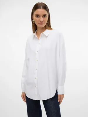 Immagine prodotto di Vero Moda Nora Camicia oversize a maniche lunghe Bianca XS Donna Bianca XS