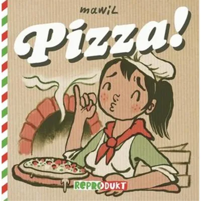 Zdjęcie produktu dla Preisgekröntes quadratisches Comicbuch: Kinderbuchparodien über die Ersetzung runder Dinge durch Pizza
