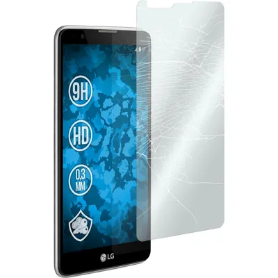 Produktbild von 1er-Pack PhoneNatic Glas-Folie klar  kompatibel mit LG Stylus 2 - Panzerglas für Stylus 2