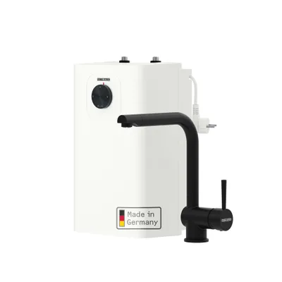 Produktbild von STIEBEL ELTRON Boiler SNU 5 Plus mit Wasserhahn MAE-B, sehr kompakt, antitropf-, thermostop-Funktion, Untertischboiler 5 Lit. Niederdruck mit Stecker