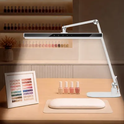 LED-Bürolampe 46,6 cm, 18 W, CRI 95, Timer, Touch, 1500 lm