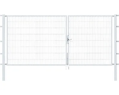Obrázek produktu pro Alberts 647995 Doppeltor Flexo mit Zubehör, feuerverzinkt, Breite 350 cm, Höhe 160 cm