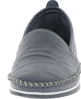 Produktbild von Andrea Conti Damen Leder Slipper 1889601, Größe:39 EU, Farbe:Blau