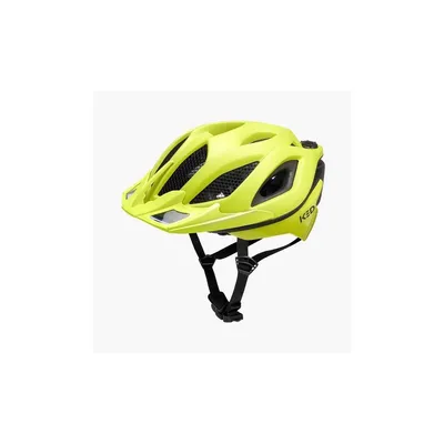 Immagine prodotto di Casco da bicicletta KED Spiri II Trend Allround - Luce LED e riflettore, ventilazione ottimizzata, rete di protezione dagli insetti, colore: giallo verde opaco, taglia: 52-58 (M)