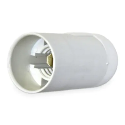 Immagine prodotto di presa in plastica, liscia, E14/50, 250 V, 2 A, bianca