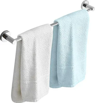 Zdjęcie produktu dla Regulowany wieszak na ręczniki 43–72 cm, stal nierdzewna, montaż na ścianie