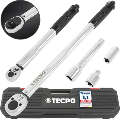 Produktbild von TECPO Drehmomentschlüssel 1/2" 28-210 Nm + 1/4" 5-25 Nm