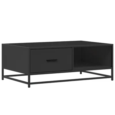 Produktbild von vidaXL Couchtisch Schwarz 90x57x35 cm Holzwerkstoff und Metall