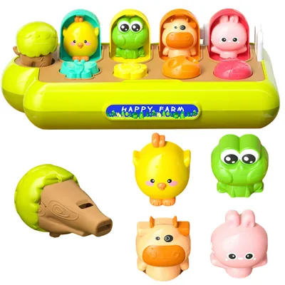 Obrázek produktu pro Woopie Baby Vzdělávací hračka Pop-up Zvířátka Happy Farm