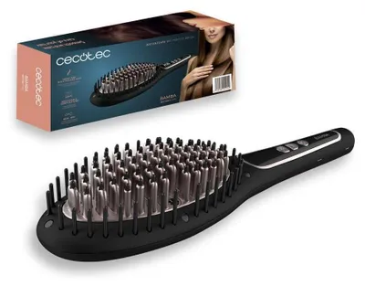 Produktbild von Cecotec Bamba InstantCare 900 Perfect Brush, Erwachsener, Paddelhaarbürste, Schwarz, Einfarbig, 1 Stück(e)