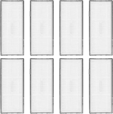 Produktbild von 8 Stück Filter Zubehör für Roborock S7 / S7 Maxv / S7 Maxv Ultra / S7 Max Ultra / S7 Pro Ultra / S8 / S8+ / S8 Pro Ultra Roboter Staubsauger, HEPA-Filter Ersatzteile Ersatzteil