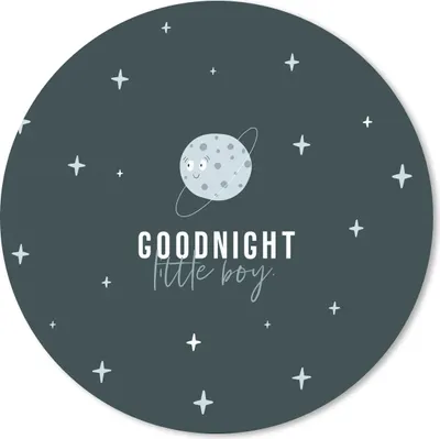 Produktbild von MuchoWow® Mauspad Mousepad Zitate - Gute Nacht kleiner Junge - Baby - Sprichwörter - Kinder - Kinder 20x20 cm - Mousepads - Maus Mat - Pad - Mausunterlage - Schreibtischmatte