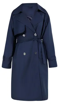 Produktbild von EVERA Damen Trenchcoat - Marine, XXL