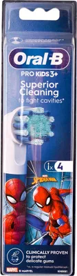 Produktbild von Braun Oral-B EB10S-2 Spider-Man Bürstenköpfe 4 Stück