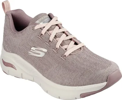 Image de Skechers Low Sneaker COMFY WAVE Femme Textile Taupe Taille : 39½