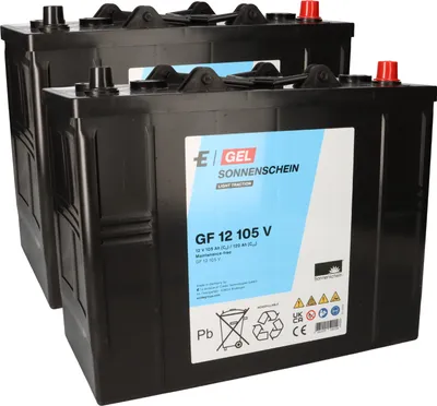 Produktbild von Ersatzakku Satz für Columbus Reinigungsmaschine RA 55 BM 40 12V 105Ah Akku Batterie