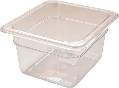 Produktbild von AcMax Gastronormbehälter GN 1/6 Polycarbonat GN-Behälter 1,6 Liter Tiefe 100mm Kunststoff
