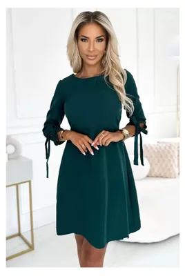 Produktbild von Kleid NUMOCO ALICE A195-11 GRÜN Größe: XL