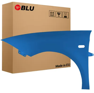 Obrázek produktu pro BLU Blatník náhrada pro Seat Leon II 2 1P1 LZ5F Levý Modrý SprintBlau Metallic | 2005-2012 | Přední | Lakovaný | Připravený k montáži
