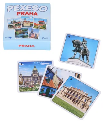 Produktbild von Pexeso Prag in einer Schachtel