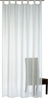 Produktbild von Elbersdrucke Schlaufenschal Lana 00 weiß halbtransparent 255x140 cm