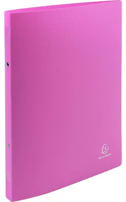Image de Exacompta 25x Classeur 2 anneaux 15mm polypropylène OPAK A4 Rose 54194SE