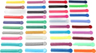 Obrázok produktu pre 40ks zubné ortodontické ligatúry farebné zuby ortodontické ligatúry krúžky