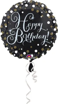 Immagine prodotto di Palloncino in foil Sparkling Birthday standard 43 cm - Amscan