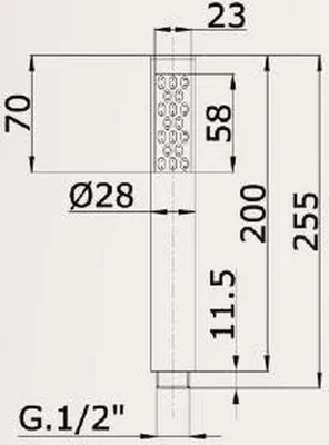 Produktbild von Demm Antikalk-Handbrause loto Ausführung: chrom 321, PC13422.C