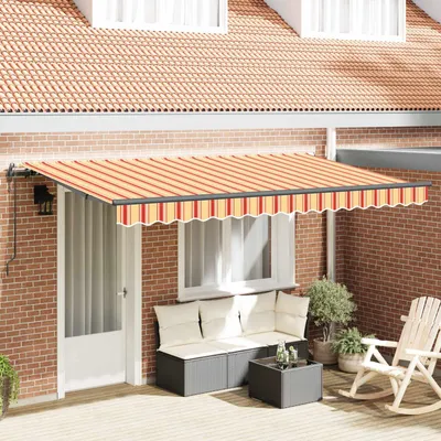 Obrázok produktu pre Maison Exclusive – zatahovacia markíza, žltá, 400 x 200 cm, látka