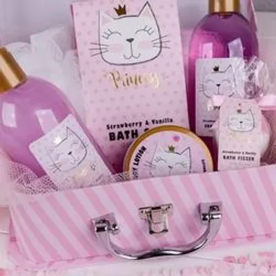 Produktbild von Accentra Princess Kitty, Frauen, Jeder Hauttyp, Erdbeere, Vanille, 110 ml, 300 ml, Shower gel : Aqua (Water), Sodium Laureth Sulfate, Sodium Chloride, Cocamidopropyl Betaine,...